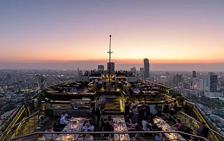 Fine Dining Experience at Vertigo Rooftop Restaurant, Banyan Tree Hotel, Bangkok