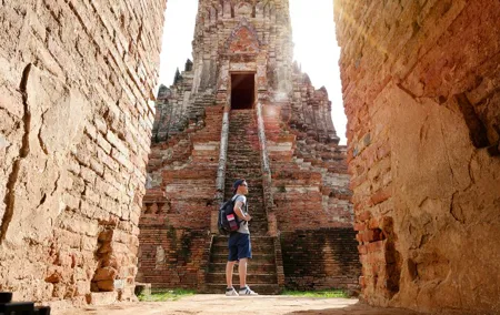 Glittering Ayutthaya Tour to Famous Sights, Market & Sunset Boat