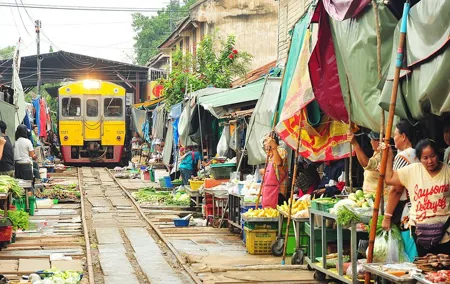 Amphawa Floating Market Tour with Maeklong Railway Market (SHA Plus)
