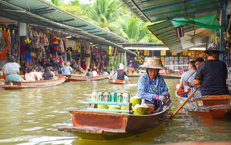 Floating Markets Day Trip from Bangkok