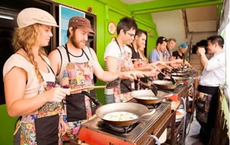 Silom Thai Cooking School with Fresh Market Tour