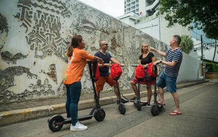Electric Scooter Tour of Bangkok