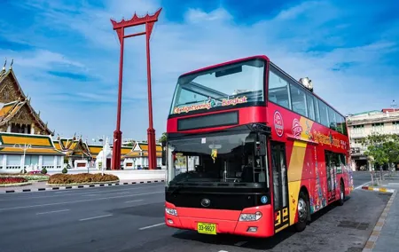 Bangkok Landmarks Double Decker Hop on Hop Off Ticket