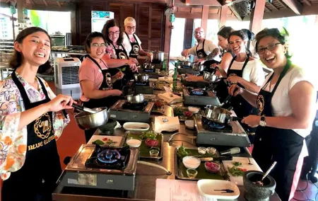 Blue Elephant Sathorn Bangkok Cooking School with Michelin Guide
