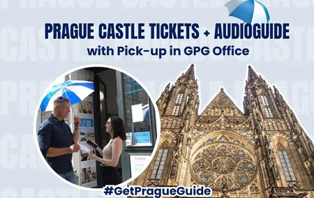 Prague Castle Tickets with Audioguide with Pick up in GPG Office