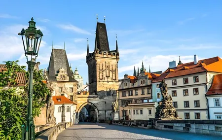Prague Castle and Charles and Malastrana Bridge