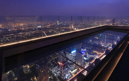 Bangkok Mahanakhon SkyWalk Experience with Private Hotel Transfer