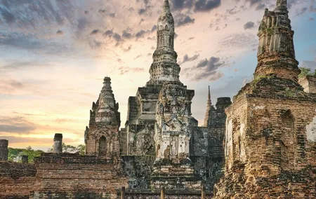 Ayutthaya Sunset Boat Ride & Famous Attraction From Bangkok