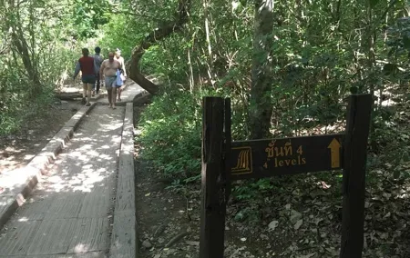 Erawan Waterfall and River Kwai Bridge Day Tour from Bangkok