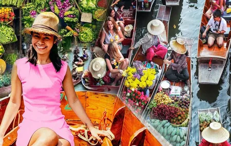 Damnoen Saduak Floating Market & Paddle Boat Adventure