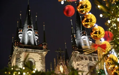 Prague Christmas Tour in Wenceslas Square, Old Town and more