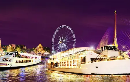 The Chaophraya Cruise : LUXURY 5 STAR Dinner Cruise on Chao Phraya River