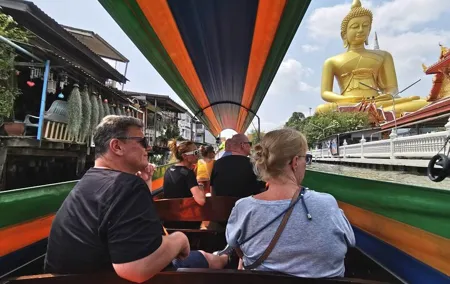 Half day Bangkok with Private Canal tour by long tail boat