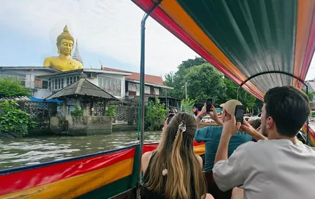 Bangkok Long Boat Canal a Big Buddha and Culture Markets Tour