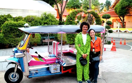 Tuk Tuk Bangkok Private Tour: WW2 Pad Thai, 360-Viewpoint, Chinatown (Pickup)