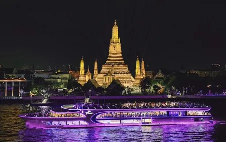 Romantic Sunset The Planet Cruise with Bangkok Night Views
