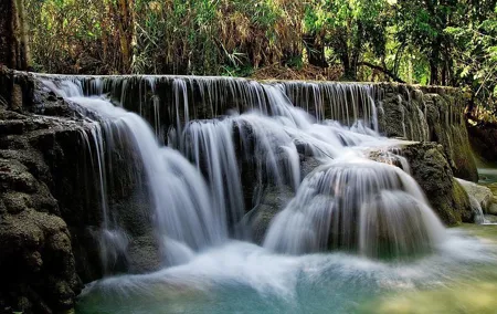 Bangkok Damnoen Saduak Floating Market and Erawan Waterfall (minimum 2 pax)