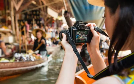 Damnoen Floating Market & Optional Erawan Water Waterfall Tour