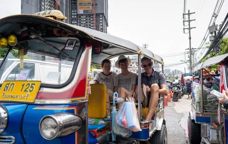 Rickshaw & Hike the Colors of Bangkok jungle