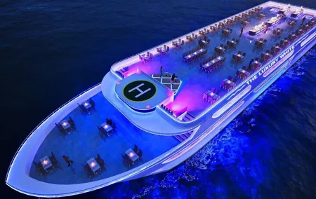 Luxury White Dinner Cruise with Seafood Buffet from Bangkok