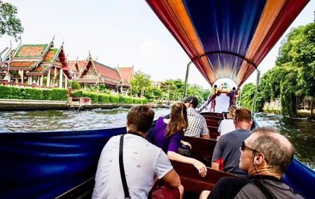 Private Tour : Wat Pho, Temple of Dawn and Canal Tour
