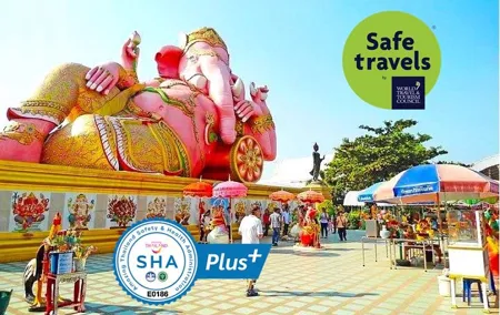 World's biggest Ganesha & Temple of Upside down BAT