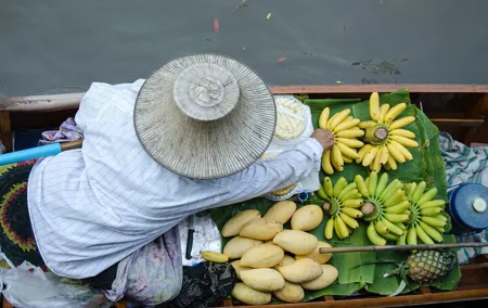 Ayutthaya Bicycle Hike & ATV to Top Attractions & Floating Market