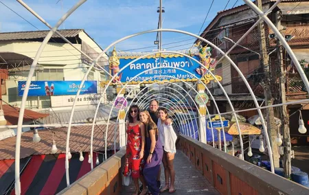 Private Maeklong Railway Market and Amphawa Floating Market Tour.