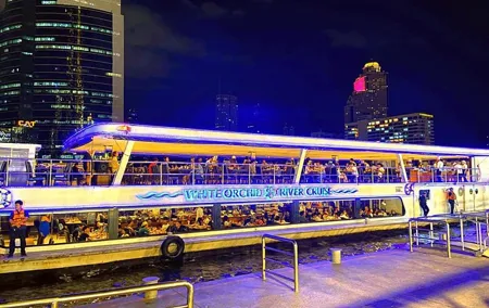 White Orchid Dinner Cruise Bangkok ticket only