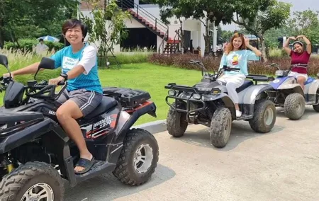 ATV Ride Through Cultural Triangle at Ayutthaya Heritage Town