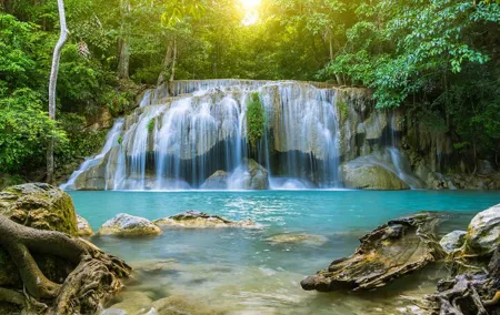 Day Tour Kanchanaburi Erawan Waterfall