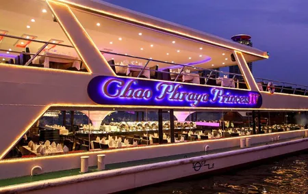 Chaophraya Princess Dinner Cruise in Bangkok with Return Transfer (SHA Plus)