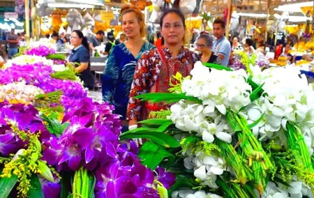 Bangkok Flower Market & Food Tour