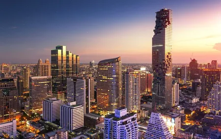 Bangkok : Mahanakhon SkyWalk Admission Ticket
