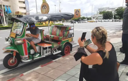 Bangkok TUK TUK Twilight Cultures Market and Food Taste