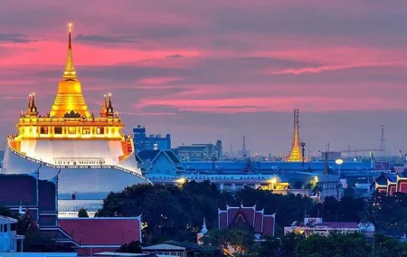 Bangkok Glittering Sunset Tour : Insta-worthy Temple & Attraction