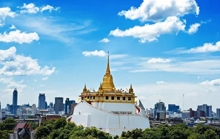 Bangkok Old Town Tour : Wat Suthat, Wat Saket & Wat Ratchanadda