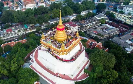 Bangkok Old Town Tour - Wat Suthat, Wat Saket & Wat Ratchanadda