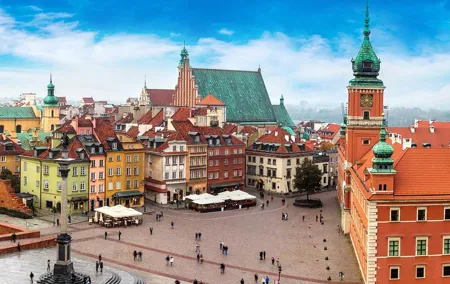 Warsaw Morning, Guided, Panoramic View, public city tour with hotel pick up