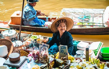 Ayutthaya Floating Market Admission Ticket with Transfer