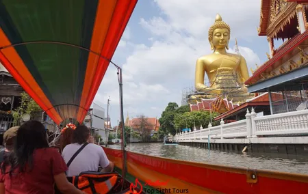 Bangkok Yai Local Canal Tour with Longtail Boat