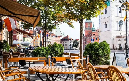 Warsaw Afternoon, panoramic view, guided, public city tour with pick up&drop off