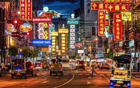 Explore Chinatown Street Food by Night in Bangkok