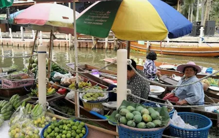 Amphawa Floating Market & Maeklong Railway Market 1 Day Trip