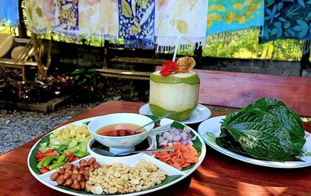 Cultural immersion: Thai cooking, rice farming, eco printing