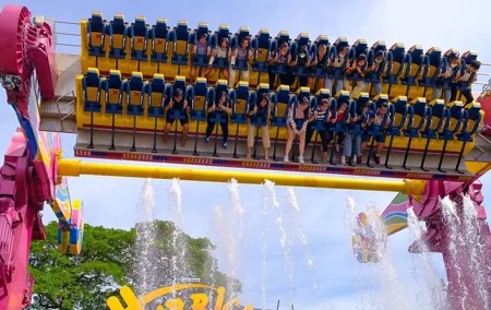 Dream World Bangkok Amusement Park Unlimited Ride & Snow Town