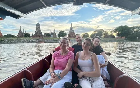 Ayutthaya World Heritage Temples & Sunset Cruise Private Tour