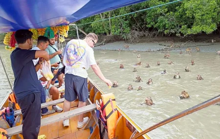 Private Unseen Mangrove Forest with Floating and Railway Market