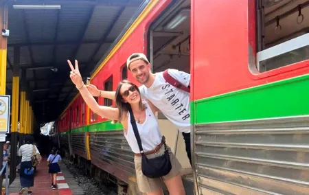 Maeklong Railway Market Train Riding & Floating Market Tour