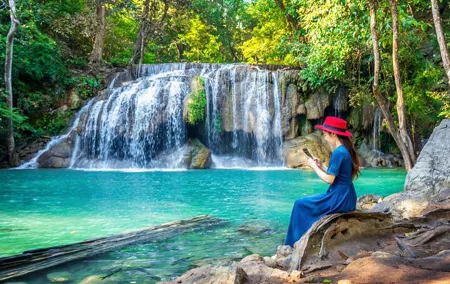 Full Day Erawan Waterfall and River Kwai Private Guided Tour